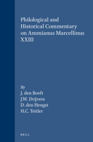 Philological and Historical Commentary on Ammianus Marcellinus XXIII 9069801205 Book Cover