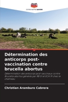 Détermination des anticorps post-vaccination contre brucella abortus: Détermination des anticorps post-vaccinaux contre Brucella abortus générés par RB 51 et ECA 19 chez le chameau (French Edition) B0CJLDJ81D Book Cover