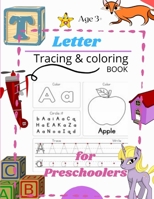 letter tracing and coloring for preschool: Alphabet Handwriting Practice workbook for kids: Preschool writing Workbook with Sight words for Pre K, ... and Kids Ages 3-5. ABC print handwriting book B08CPDL9XM Book Cover