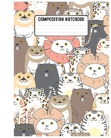 Composition Notebook: This funny cats'notebook 166085816X Book Cover