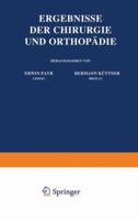 Ergebnisse Der Chirurgie Und Orthopadie: Zwanzigster Band 364289366X Book Cover