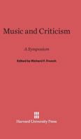 MUSIC AND CRITICISM 1406739138 Book Cover