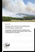 Usage Des Terres Et Politiques Climatiques Globales 3838178572 Book Cover
