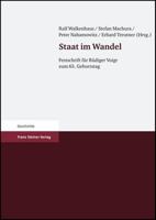 Staat Im Wandel: Festschrift Fur Rudiger Voigt Zum 65. Geburtstag 3515088261 Book Cover