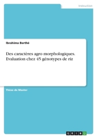 Des caractères agro morphologiques. Evaluation chez 45 génotypes de riz 334660697X Book Cover