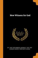 A New Witness for God 9356785023 Book Cover