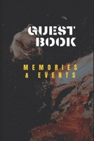 Guest Book: Memories And Events 1709699035 Book Cover
