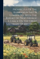 Prospectus Of The Kawkawlin Salt & Lumber Co., With The Report Of Prof. George I. Chace On The Great Salt Basin Of Michigan 1022604767 Book Cover