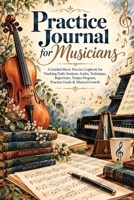 Practice Journal for Musicians: A Guided Music Practice Logbook for Tracking Daily Sessions, Scales, Technique, Repertoire, Tempo Progress, Practice Goals & Musical Growth 356703913X Book Cover