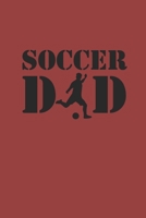 SOCCER DAD: Notebook Fußball Notizbuch kariert squared Soccer Planer Journal 6x9 karo 1692196316 Book Cover