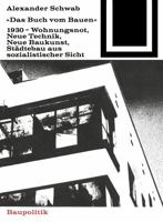 Das Buch Vom Bauen (1930) (Bauwelt Fundamente) 3035600457 Book Cover