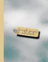 Graph Paper Notebook : Large Sparkle Glitter School or Academic Graph Paper Notebook for Girls and Women - Green Reflective Shine 1795780770 Book Cover