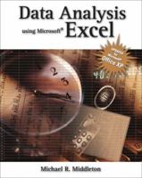 Data Analysis Using Microsoft Excel: Updated for Office XP (Data Analysis Using Microsoft Excel) 0534402933 Book Cover