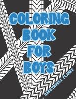 Coloring Book for Boys: Cars, Trucks, Bikes, Planes, Boats And Vehicles Coloring Workbook 1079537317 Book Cover