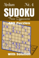 Medium Sudoku Nr.4: 480 puzzles with solution 1695665880 Book Cover