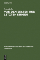 Von Den Ersten Und Letzten Dingen 3110039435 Book Cover