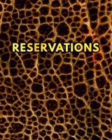 Reservations: Reservation Book For Restaurant Record and Tracking for Restaurants Hostess Table Log Journal Black Gold Marble Leather 1706034784 Book Cover