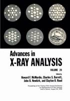 Advances in X-Ray Analysis: Volume 20 0306381206 Book Cover