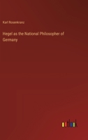 Hegel als Deutscher Nationalphilosoph 1016498071 Book Cover