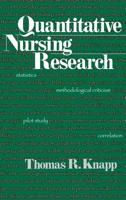 Quantitative Nursing Research 0761913629 Book Cover