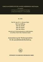 Automatisierung Der Werkzeugmaschine Fur Die Spanabhebende Bearbeitung 3663061868 Book Cover