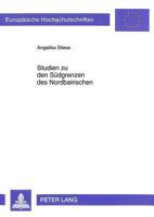 Studien Zu Den Suedgrenzen Des Nordbairischen 3631479689 Book Cover