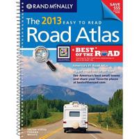 USA, Road Atlas, Midsize Easy To Read, Spiral Bound 2013 0528006339 Book Cover