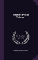 Machine Design Volume 1 1356072755 Book Cover