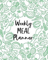 Weekly Meal Planner: 52 Weekly Plan with Grocery List Healthy Food Planner & Grocery list Menu Food Planners Prep Book Eat Records Journal Diary ... (Meal Planner Weekly Menu Food Plan Notebook) B07Y4JNGLM Book Cover