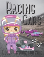 Racing Cars Coloring Book For Kids: Colouring Pages For Children: Super Sport Car: Funny Gifts For Kids B08VYBND49 Book Cover