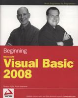 Beginning Microsoft Visual Basic 2008 0470191341 Book Cover