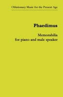 Memorabilia: for piano and male speaker 1452832501 Book Cover