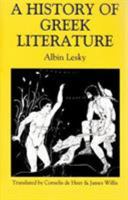 A History of Greek Literature 0872203506 Book Cover