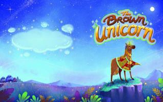 The Brown Unicorn Coloring Book B0F66SGKT4 Book Cover
