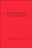 The Social Psychology of Organizations 0471023558 Book Cover