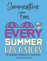 Summertime Fun, Adult Coloring Book B0959LMPNZ Book Cover