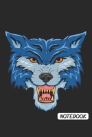 Notebook: DIN A5 Wolf Notizheft leer | 120 Seiten leeres Wolf Notizbuch für Notizen in Schule, Universität, Arbeit oder zuhause. | Eine tolles Geschenk für Ihre Liebsten. 167240522X Book Cover