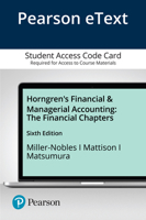 Horngren's Financial & Managerial Accounting: The Financial Chapters 0136850596 Book Cover