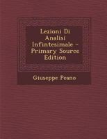 Lezioni Di Analisi Infintesimale 1287916961 Book Cover