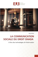 La Communication Sociale Du Droit Ohada 3841740391 Book Cover