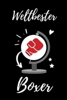 WELTBESTER BOXER: A4 Notizbuch KARIERT Geschenkidee für Boxer Kickboxer | schönes Geschenk für Boxfans Boxtrainer | Trainingsbuch | Planer | Teamgeschenk | Boxen (German Edition) 1713228807 Book Cover