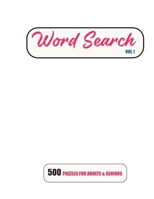 WordSearch Vol 1: Large Print Word Search Puzzles for Adults & Seniors B08Z13GZ2H Book Cover