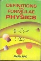 Definitions and Formula in Physics 817488159X Book Cover
