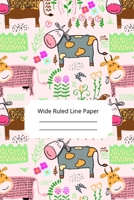 Farm Landscape Theme Art Wide Ruled Line Paper 1652948511 Book Cover