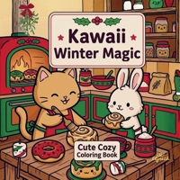 Kawaii Winter Magic – Cute Cozy Coloring Book:Malbuch für Erwachsene & Teens (German Edition) 9403857188 Book Cover