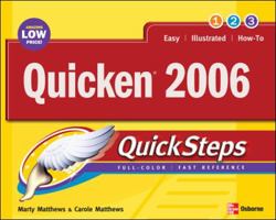 Quicken 2006 QuickSteps (Quicksteps) 0072262664 Book Cover