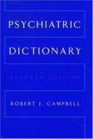 Psychiatric Dictionary 0195052935 Book Cover