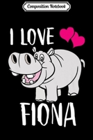 Composition Notebook: Fiona The Hippo Cute Journal/Notebook Blank Lined Ruled 6x9 100 Pages 1704128838 Book Cover