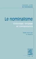 Le Nominalisme: Ontologie, Langage Et Connaissance 2711623785 Book Cover