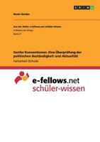 Genfer Konventionen. Eine �berpr�fung der politischen Best�ndigkeit und Aktualit�t 3656572437 Book Cover